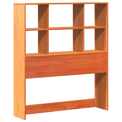 Massivholzbett ohne Matratze Wachsbraun 90x190 cm Kiefernholz