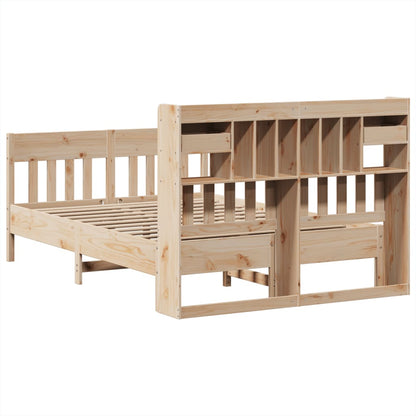 Massivholzbett ohne Matratze 140x200 cm Kiefernholz