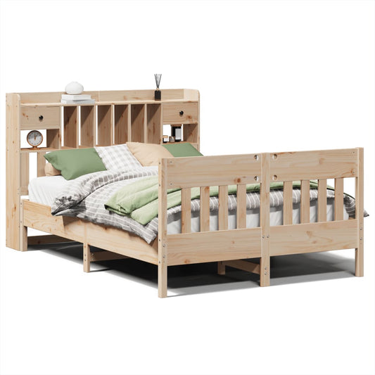 Massivholzbett ohne Matratze 140x190 cm Kiefernholz
