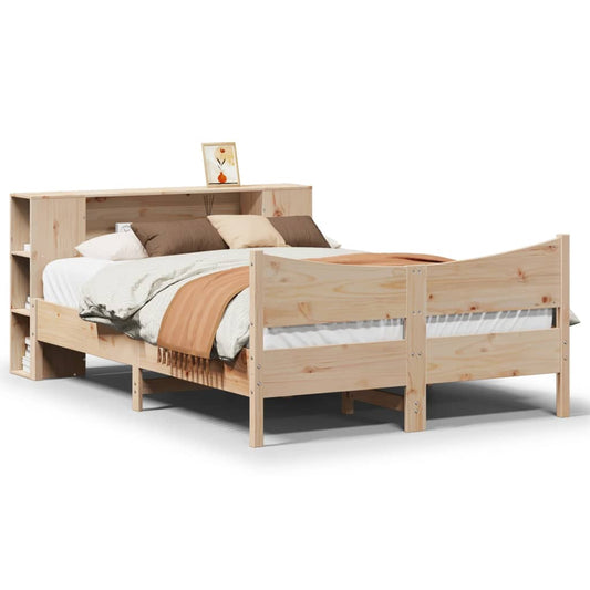 Massivholzbett ohne Matratze 150x200 cm Kiefernholz