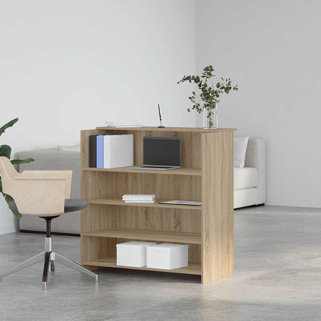 Empfangstheke Sonoma-Eiche 100x50x103,5 cm Holzwerkstoff