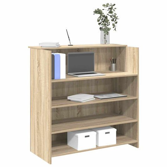 Empfangstheke Sonoma-Eiche 100x50x103,5 cm Holzwerkstoff