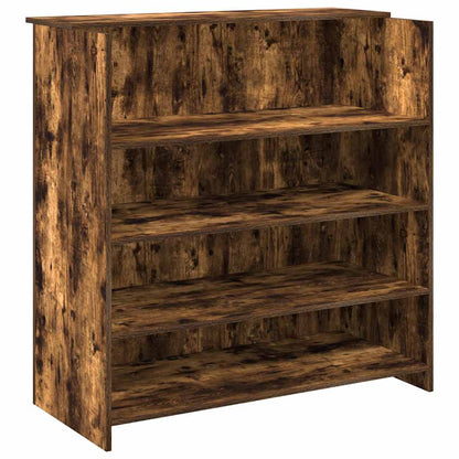 Empfangstheke Räuchereiche 100x50x103,5 cm Holzwerkstoff