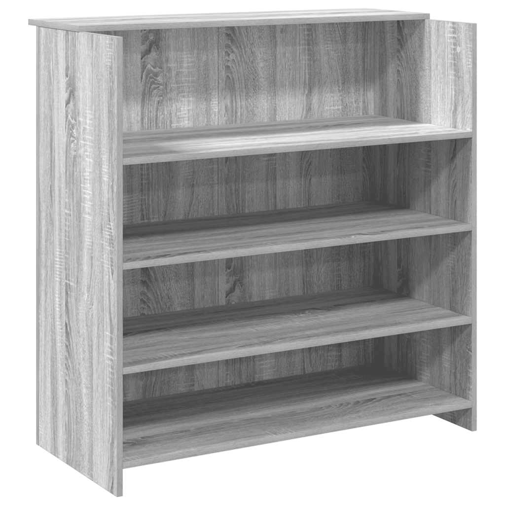 Empfangstheke Grau Sonoma 100x50x103,5 cm Holzwerkstoff