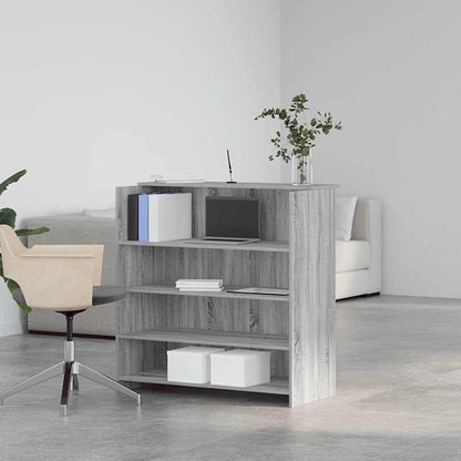 Empfangstheke Grau Sonoma 100x50x103,5 cm Holzwerkstoff