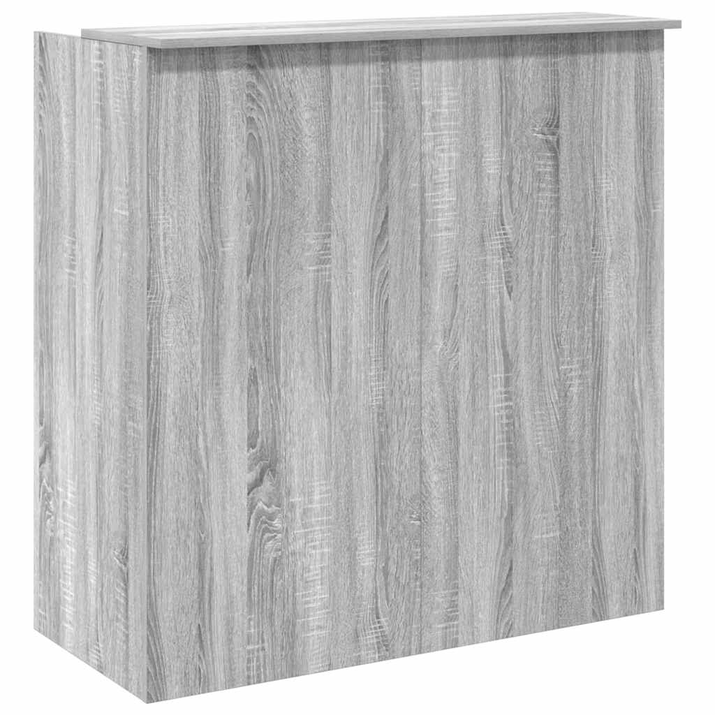 Empfangstheke Grau Sonoma 100x50x103,5 cm Holzwerkstoff