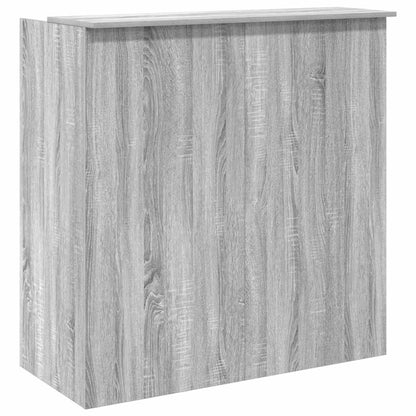 Empfangstheke Grau Sonoma 100x50x103,5 cm Holzwerkstoff