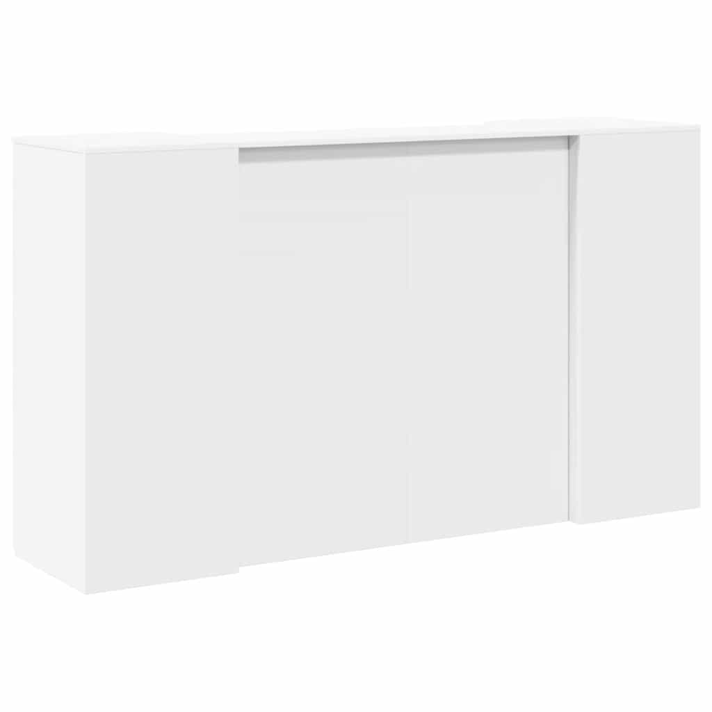 Empfangstheke Weiß 180x50x103,5 cm Holzwerkstoff