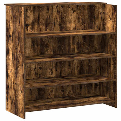 Empfangstheke Räuchereiche 180x50x103,5 cm Holzwerkstoff