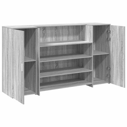 Empfangstheke Grau Sonoma 180x50x103,5 cm Holzwerkstoff