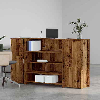 Empfangstheke Altholz-Optik 180x50x103,5 cm Holzwerkstoff
