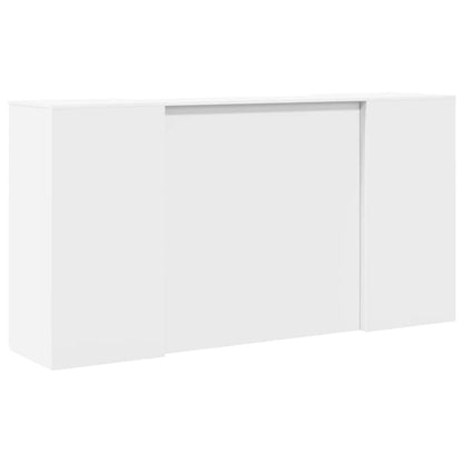 Empfangstheke Weiß 200x50x103,5 cm Holzwerkstoff