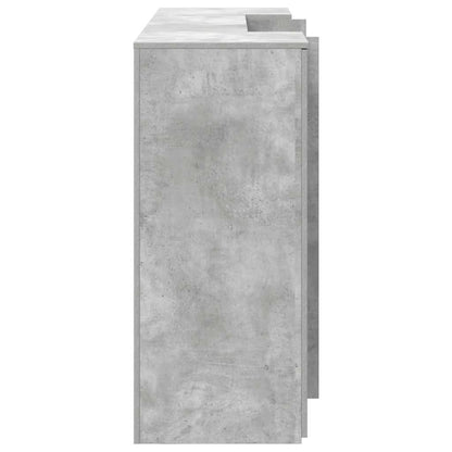 Empfangstheke Betongrau 200x50x103,5 cm Holzwerkstoff