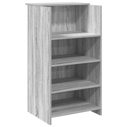 Empfangstheke Grau Sonoma 135x50x103,5 cm Holzwerkstoff