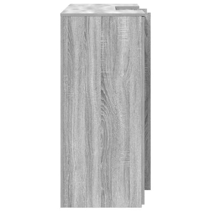 Empfangstheke Grau Sonoma 135x50x103,5 cm Holzwerkstoff