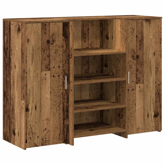 Empfangstheke Altholz-Optik 135x50x103,5 cm Holzwerkstoff