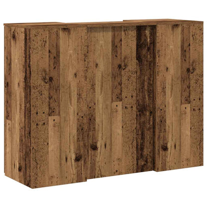 Empfangstheke Altholz-Optik 135x50x103,5 cm Holzwerkstoff