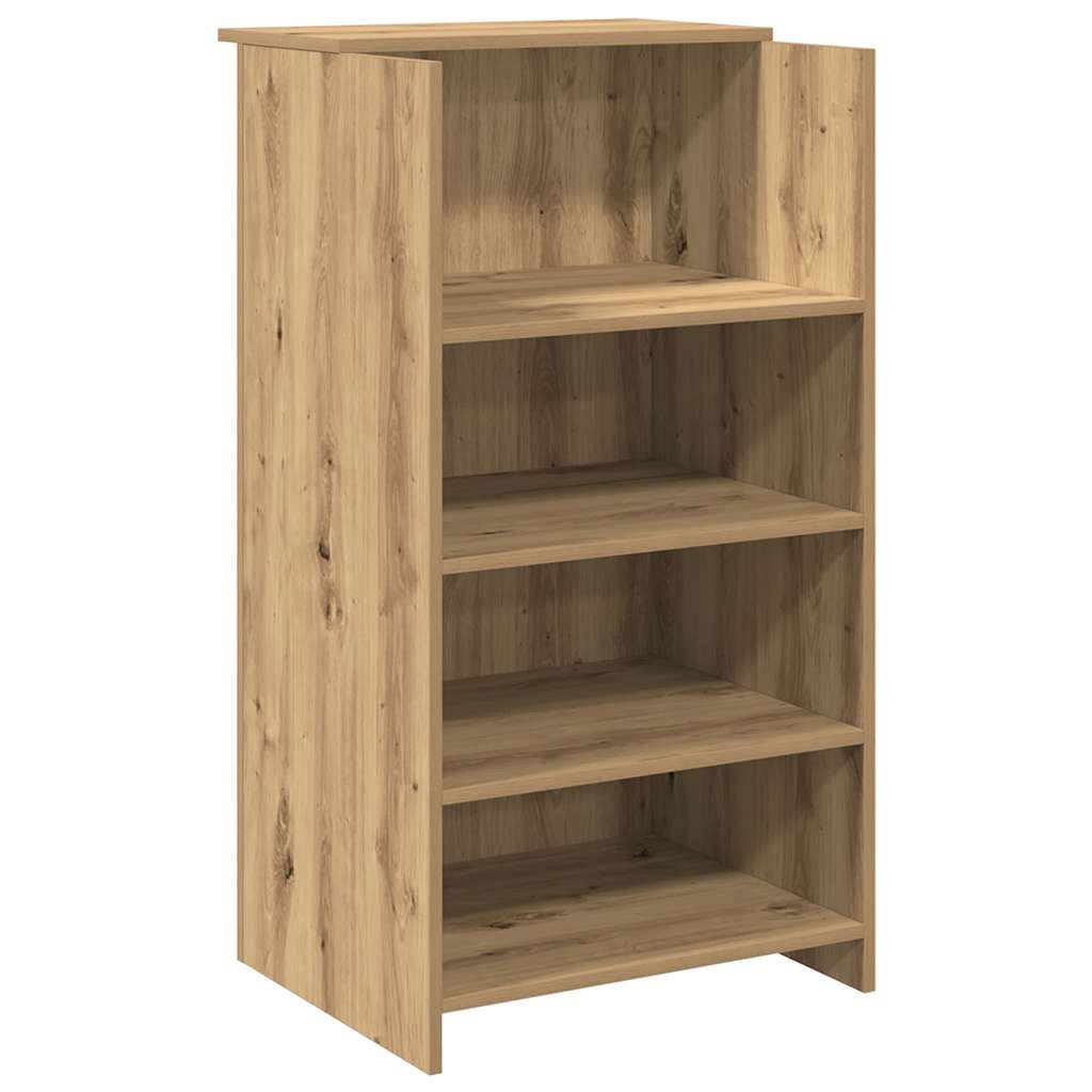 Empfangstheke Artisan-Eiche 135x50x103,5 cm Holzwerkstoff
