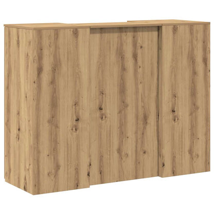 Empfangstheke Artisan-Eiche 135x50x103,5 cm Holzwerkstoff