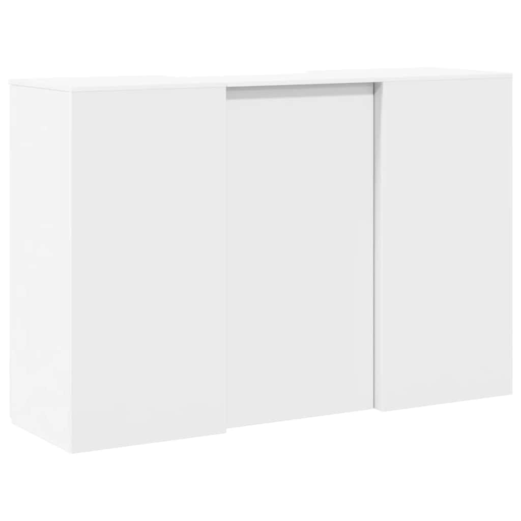 Empfangstheke Weiß 155x50x103,5 cm Holzwerkstoff