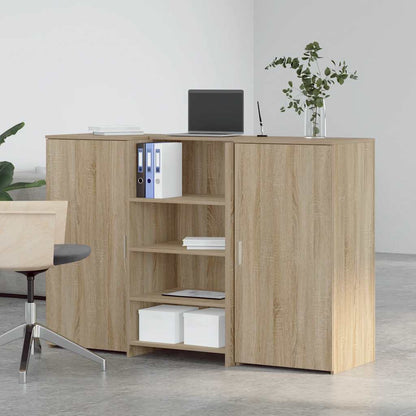 Empfangstheke Sonoma-Eiche 155x50x103,5 cm Holzwerkstoff