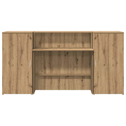 Empfangstheke Artisan-Eiche 200x50x103,5 cm Holzwerkstoff