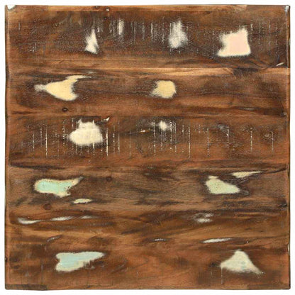 Couchtisch Mehrfarbig 50 x 50 x 35 cm recyceltes Massivholz