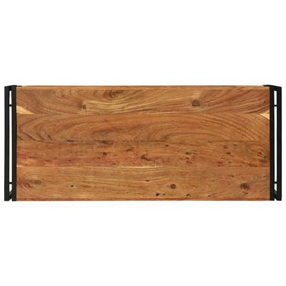 Couchtisch Braun 120 x 50 x 38 cm Akazie Massivholz