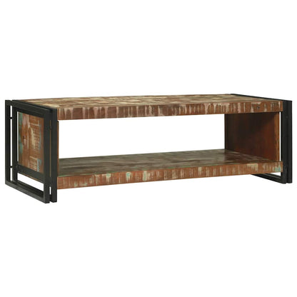 Couchtisch Braun 120 x 50 x 38 cm recyceltes Massivholz