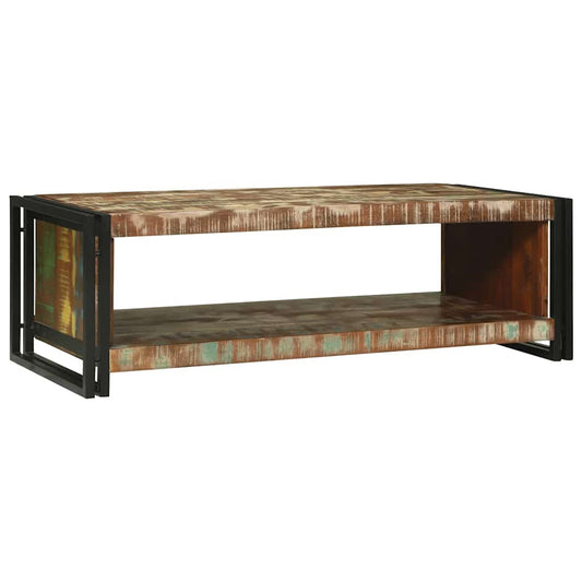 Couchtisch Braun 120 x 50 x 38 cm recyceltes Massivholz