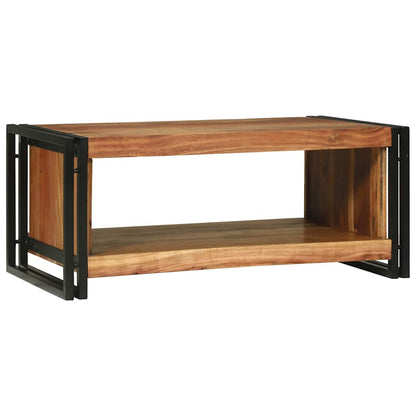 Couchtisch Braun 90 x 50 x 38 cm Akazie Massivholz