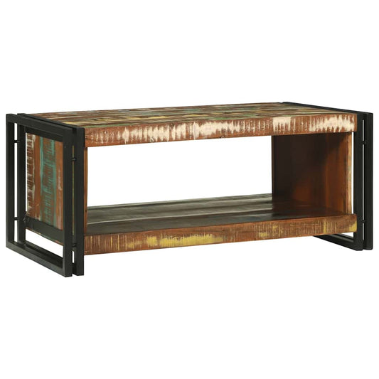Couchtisch Braun 90 x 50 x 38 cm recyceltes Massivholz