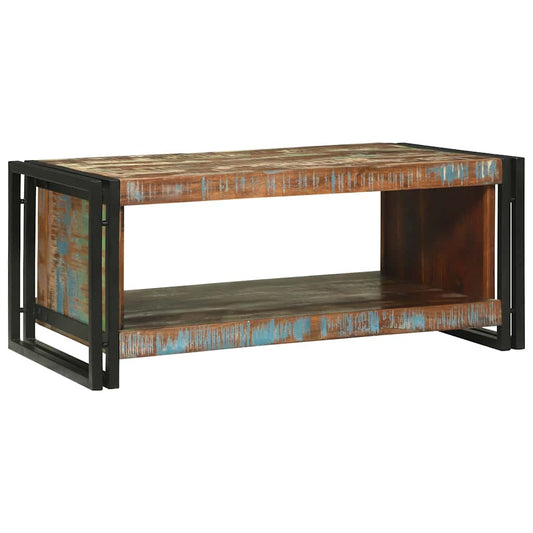 Couchtisch Braun 90 x 50 x 38 cm recyceltes Massivholz