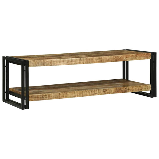 Couchtisch Braun 120 x 50 x 38 cm massives Mangoholz