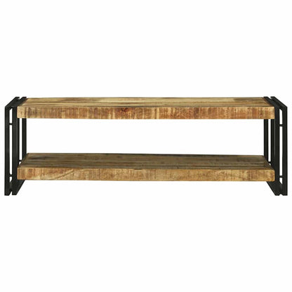 Couchtisch Braun 120 x 50 x 38 cm massives Mangoholz