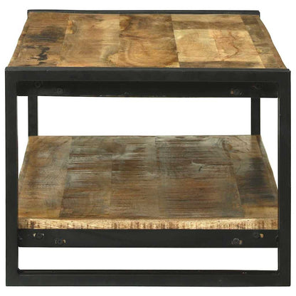 Couchtisch Braun 120 x 50 x 38 cm massives Mangoholz