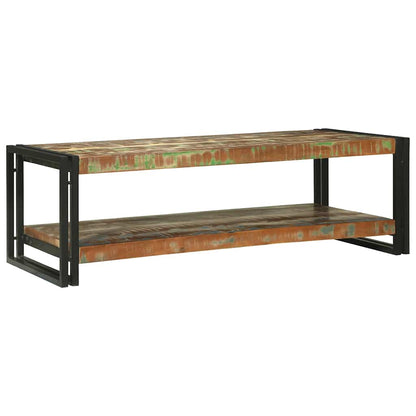 Couchtisch Mehrfarbig 120 x 50 x 38 cm recyceltes Massivholz