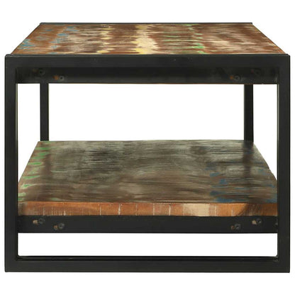 Couchtisch Mehrfarbig 120 x 50 x 38 cm recyceltes Massivholz