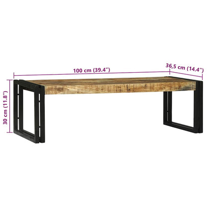 Couchtisch 2 pcs Braun 48 x 40 x 40 cm massives Mangoholz