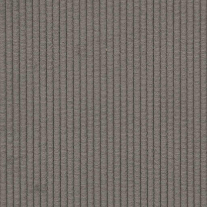 Modulares Sofa mit Fußhocker und Kissen Hellgrau