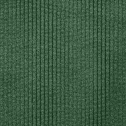 Modulares Sofa mit Fußhocker und Kissen Dunkelgrün