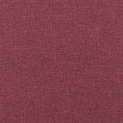 Modulares Sofa mit Kissen Weinrot