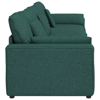 Modulares Sofa mit Kissen Dunkelgrün