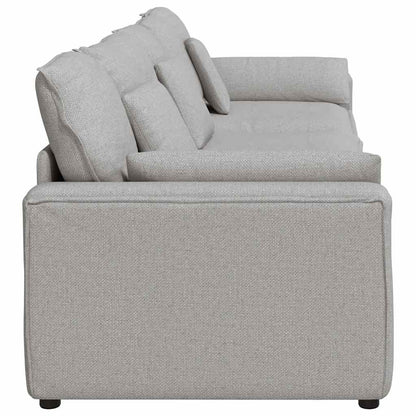 Modulares Sofa mit Kissen Wolkengrau