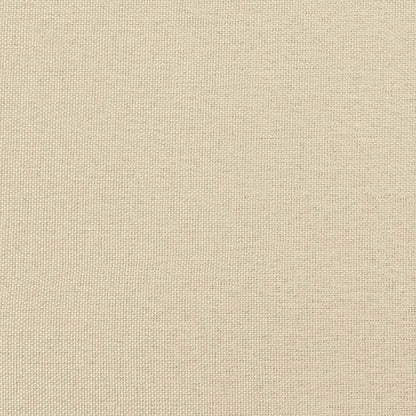 Modulares Sofa mit Kissen Stoff Creme