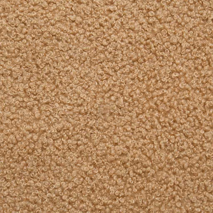 Modulares Sofa mit Kissen Stoff in Lammwolloptik Beige