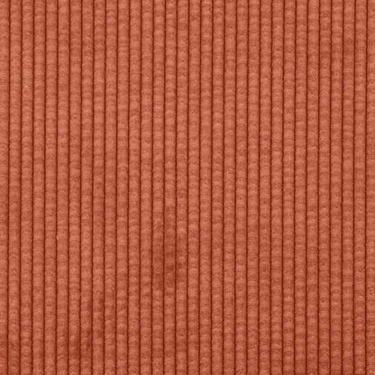 Modulares Sofa mit Kissen Cordstoff Rot Orange