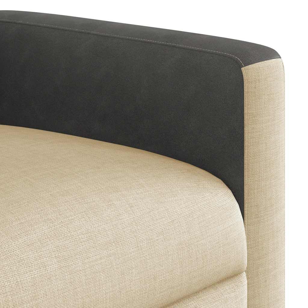 Relaxsessel Elektrisch Creme Stoff