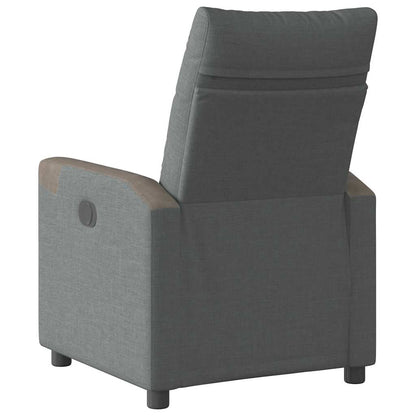 Relaxsessel Elektrisch Dunkelgrau Stoff