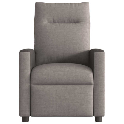 Massagesessel Taupe Stoff